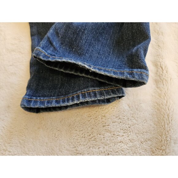 Genetic Denim Jeans Womens Size 27 Blue Denim Skinny The Shane Distressed - Picture 13 of 16